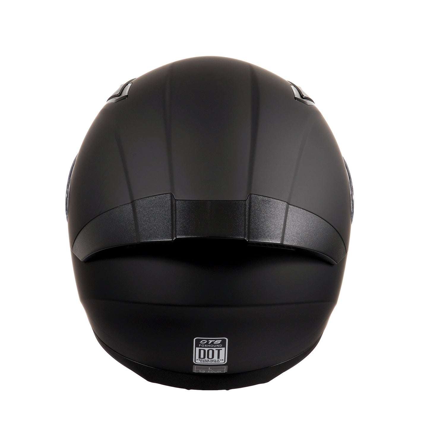 Matte Black Full Face Motorcycle Helmet