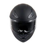 Motorcycle Helmets Full Face Dot Approved Certified Biker Helmet Orthrus Foxhound Matte Black