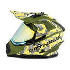 Dirt Bike Helmets Dot Approved Certified Motocross Motorcycle Helmet Off-Road Orthrus Husky AH609 Halo